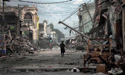 affected areas in haiti earthquake water quality